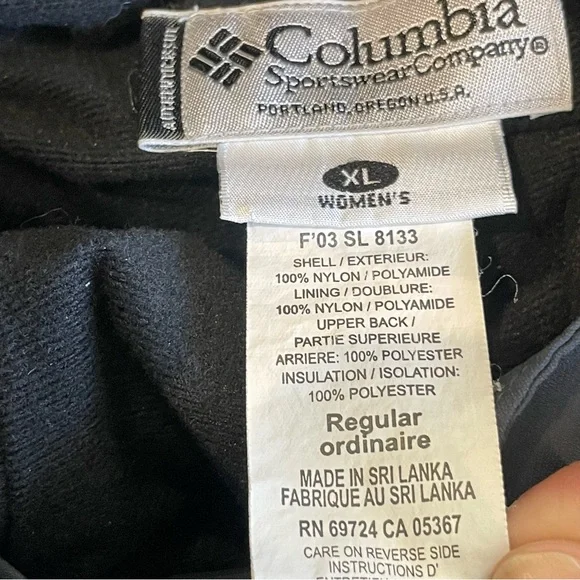 Columbia Snow Ski Snow Pants Womens XL REG Gray Waterproof Lined Zip Pockets - Picture 7 of 11